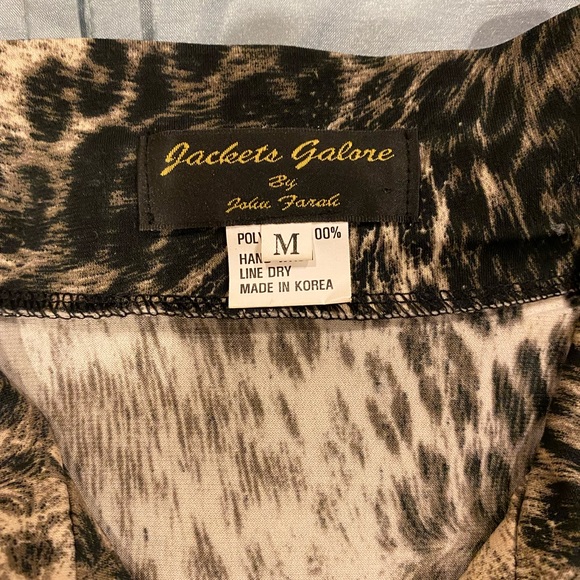 Jackets Galore by John Farah Blingy Fashion Jacket Size Medium - Picture 3 of 5